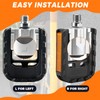 ROCKBROS Bike Peals, Foldable, Non-Slip, Aluminum Pedals with Reflectors