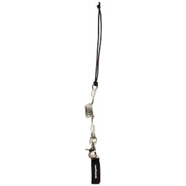 North Peak NP-3174 BK x GY Leash Cord with Joint for Boa Boots [Maximum Leash Length 17.7 inches (45 cm)]