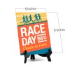 Signs ByLITA Race Day Info: Check-In Here Table Sign with