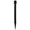 Mr. Chain Ground Poles, HDPE, 3", Black