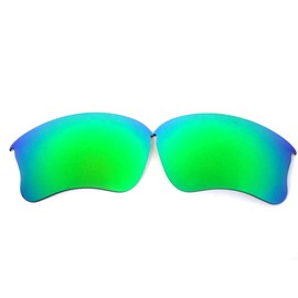 Galaxy Replacement for Oakley Flak Jacket Xlj Emerald Green Color Polarized, Emerald Green, Standard, emerald green, One size