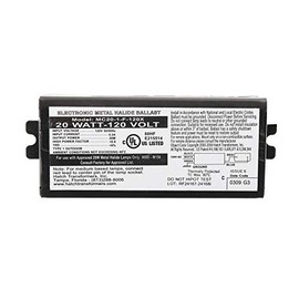Hatch MC20-1-F-120X Electronic MH Metal Halide Ballast, 1-Lamp, M156, 20W, 120V