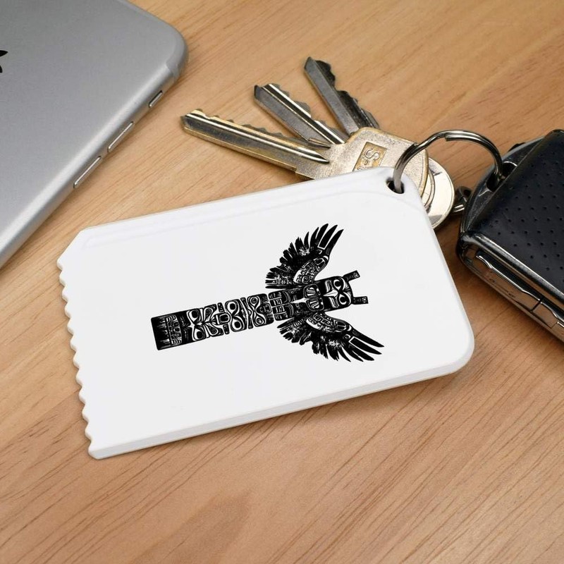 Azeeda 'Tribal Totem Pole ' Plastic Ice Scraper (IC00041352)