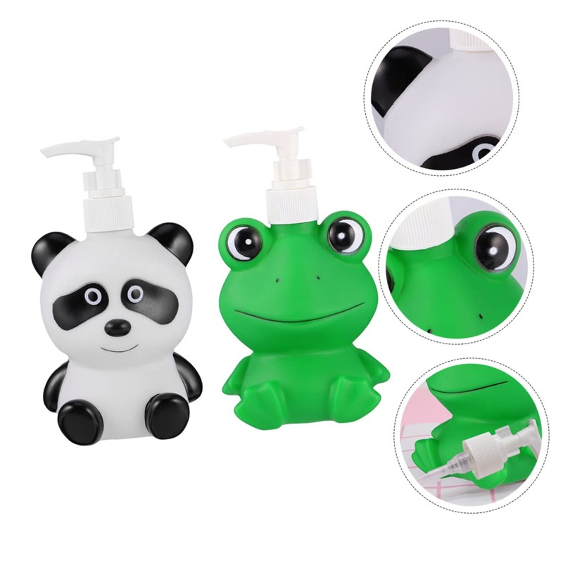 KONTONTY Piece Cartoon Lotion Pump Bottles Foaming Pump Bottle Dispenser