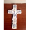 9in Praying Boy Ceramic Wall Prayer Cross