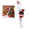 Electric Santa Claus Toy Black Race Climbing Christmas Tree Decorations