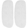 Steam Mop Replacement Pads, Reusable Microfiber Cleaning Cloths, 2-Pack, White