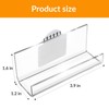 Kalami 6 Pack Vinyl Record Holder Wall Mount No Drill,