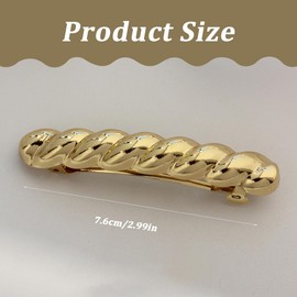 Packung mit 2 Haarspangen, französische Haarspangen für Frauen, Vintage-Haarspangen, Französische Haarspange Elegant