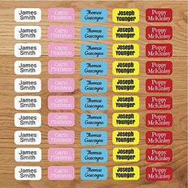 Coloured Stick On Clothing Labels (60)