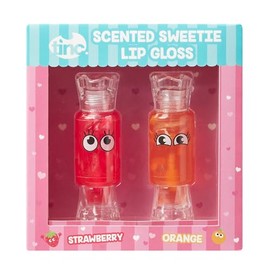Tinc Sweetie Lip Gloss Set - Delicious Scents: Strawberry and Orange - Lip Moisturising - Gift Idea - 2 in Pack