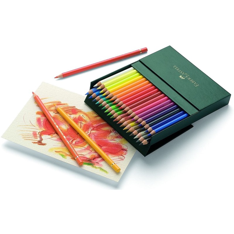 Faber-Castell 110092 - colored pencils, polychromos, pack of 36, studio