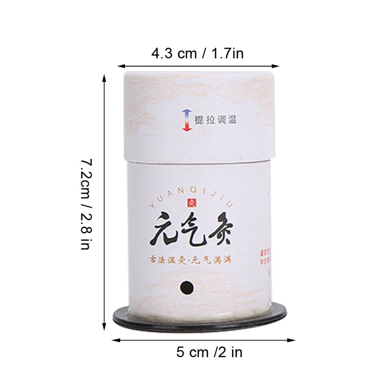 4pcs Smokeless Moxa Tube Acupuncture Massage Moxibustion Roll BoxTool