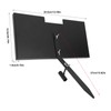 Grave Marker Stand, Heavy Duty Iron Memorial Stone Stand for