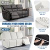 TAOCOCO Recliner Sofa Slipcover, 3 Pieces Polyester Fabric Stretch Sofa