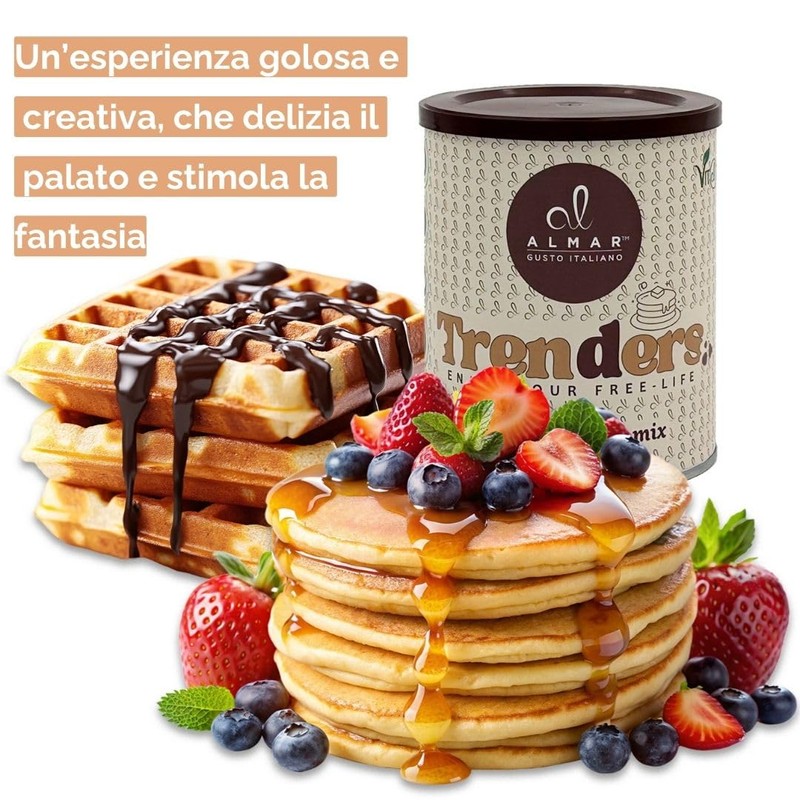 Preparato Almar per Pancake e Waffle Senza Allergeni, Uovo, Glutine