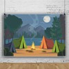 Yeele 7x5ft Forest Camping Backdrop Summer Camp Bonfire Photography Background