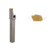 Accusize Industrial Tools 1/2'' Heavy Duty Indexable Grooving/Cut-Off Holder, Nickel