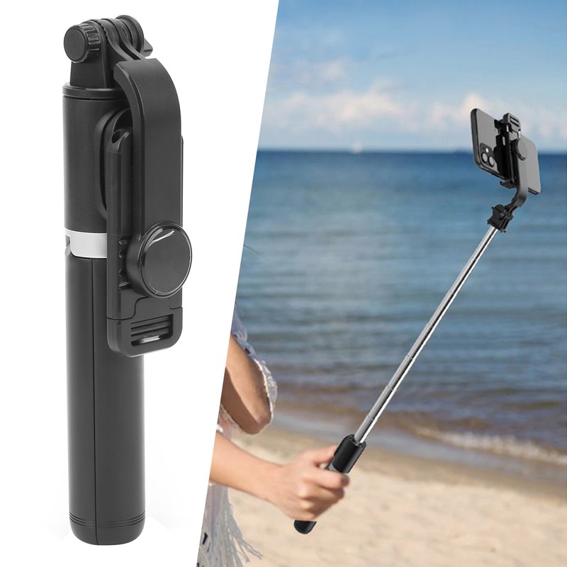 Q02 Telescopic Phone Selfie Stick Tripod MultiFunctional Remote Control Selfie