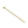 jewellerybox Gold Plated Sterling Silver Belcher Extender 4 Inches With