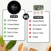 wakouter Digital Kitchen Timer, Magnetic Countdown Countup Timer, with LED