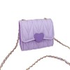 Women Girl Mini Shoulder Bag, Cute Heart Design Princess Crossbody
