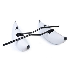 LOYALHEARTDY Kayak Outrigger Stabilizer Kit, PVC Inflatable Pontoon Fishing Float Tube Kit Aluminum Alloy Rod Kayak Stabilizer Kit for Kayak Canoe Fish