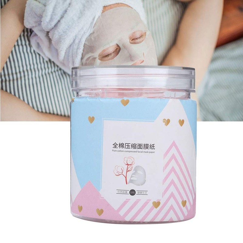 50Pcs/Pack Compressed Face Mask, Disposable Self-made Skin Care Compressed Face