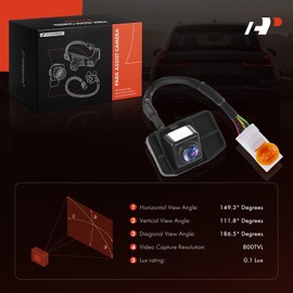 A-Premium Park Assist Camera Rear View Backup Reverse Camera Compatible with Select Acura Models - 2009-2010 TSX Sedan - Replace# 39530-TL0-G01