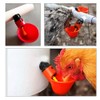 Redxiao Bebederos de Pollo, 10 Piezas, automático, Duradero, práctico para