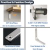 SAYAYO Heavy Duty Floating Shelf Bracket 4 Inch x 4