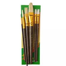 ROSA Kolos Set of paint brushes 7068. Synthetic / Bristle Round / Flat / Oval. 2/2...