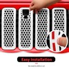 Front Grille Mesh Inserts with Camera Grill Decoration Exterior Accessories