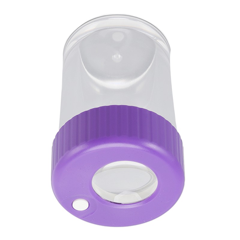 Magnifying Viewing Jar Multifunction Waterproof Magnifying Glass Storage Jar with