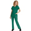 Healing Hands Scrub Top for Women with 3 Pockets and