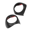 2 Pcs AC Air Vent Trim Dry Carbon Fiber Outlet