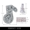 Moldes de notas musicales de silicona para fondant, pequeños pianos