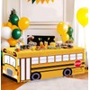 MUNILAIL 6 Ft School Bus Table Cloth Welcome Back to