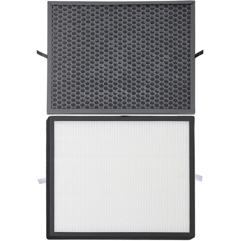 SPARES2GO Activated Carbon & HEPA Filter Kit compatible with Levoit