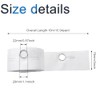 INCREWAY 10m Curtain Tape Eyelet Tape with Small Hole Diameter