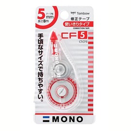 トンボ鉛筆 修正テープ 5mm MONO モノCF 使い切りタイプ 8m 10個 CT-CF5-10P