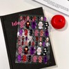 2 Sheets Cute 3D Sanitary Pad Nail Art Stickers (Dark
