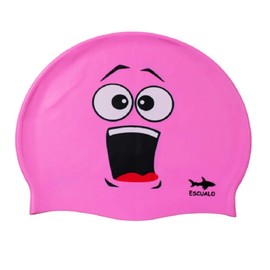 escualo Gorra para Natacion I Unisex I Adulto I Modelo Splash Griton I Silicon I Impermeable I Unitalla I Color Rosa