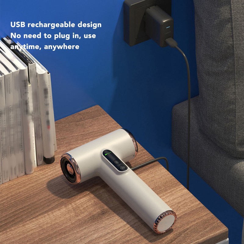 Cordless Hair Dryer 3 Speeds 3 Temp USB Rechargeable Portable