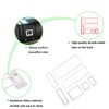 PIUGILH Console Dashboard Switch Button Trim Cover Kit Compatible with
