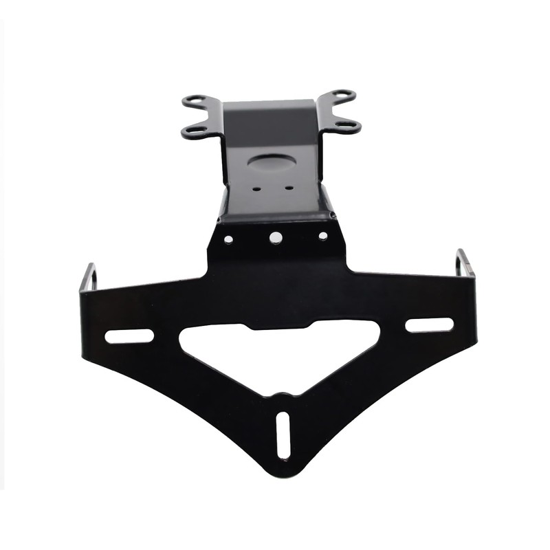 MT07 Motorcycle LED Light Rear License Plate Holder Adjustable Fender