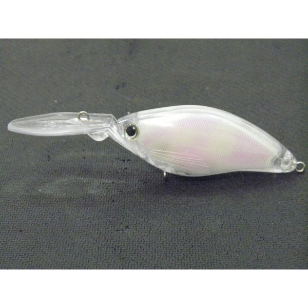 wLure 10 Blank Unpainted Deep Diver Crankbait Fishing Lures with Free Eyes UPC739
