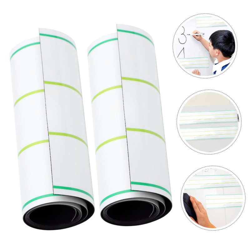 Gadpiparty 2 Dry Erase Magnetic Sentence Strips for Whiteboard, Reusable