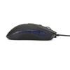 Wired Mouse Blue Backlit Type C Ergonomic Multimedia Keys Adjustable