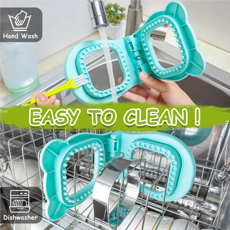 Nifogo Uncrustable Sandwich Cutter Maker, Large Sandwich Cutter and Sealer